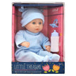 Dolls World Ltl Treasure 15inch Baby Doll With Sleeping Eyes Bottle & Dummy 78336