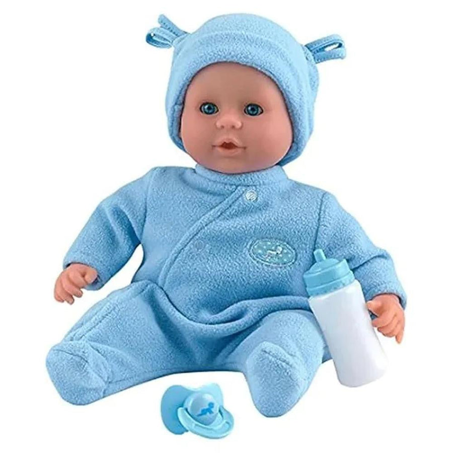 Dolls World Ltl Treasure 15inch Baby Doll With Sleeping Eyes Bottle & Dummy 78336 — image 1