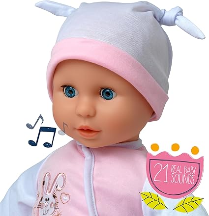 Dolls World Talking Tammy 18inch Baby With Sleeping Eyes & Sounds 78500 - Colorland Toys