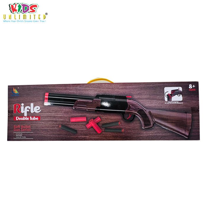 Double Tube Rifle Soft Bullet Gun Series 9959 - Colorland Toys