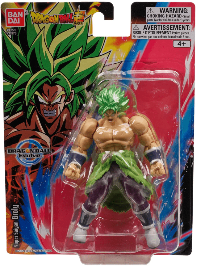 Dragon Ball Super Evolve Super Saiyan 5inch - Broly 36273/36270 — image 1