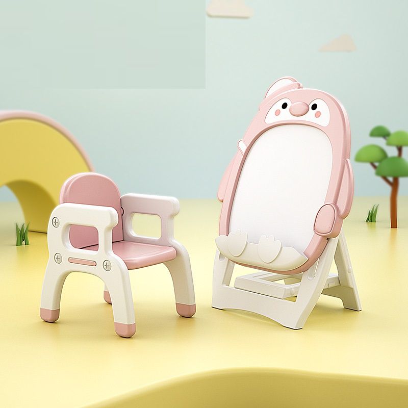 Pink Drawing Chair Drawing Board with Chair Pink — Buy Online in UAE | Colorland Toys