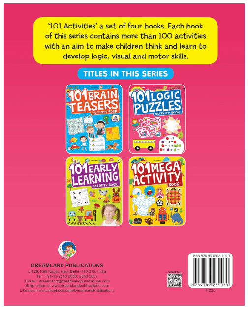 Dreamland 101 Logic Puzzles Activity Book 81071 - Colorland Toys