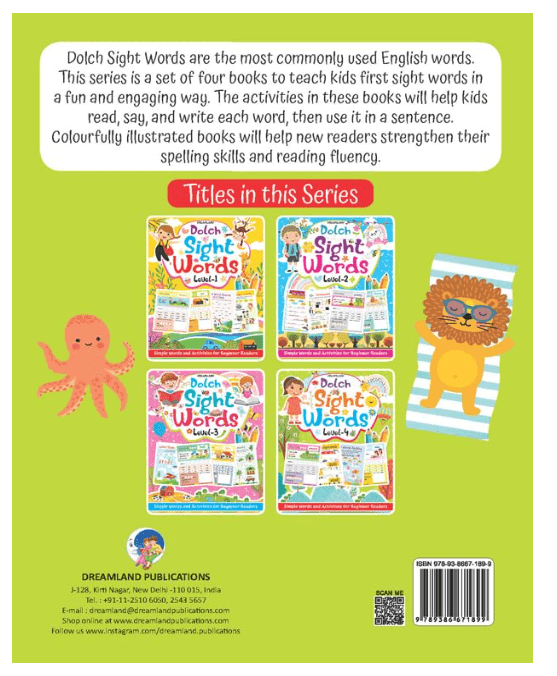 Dreamland Dolch Sight Words Level 4 71899 - Colorland Toys