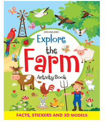 Dreamland Explore the Farm Activity Book with Sticker 81934 - Colorland Toys