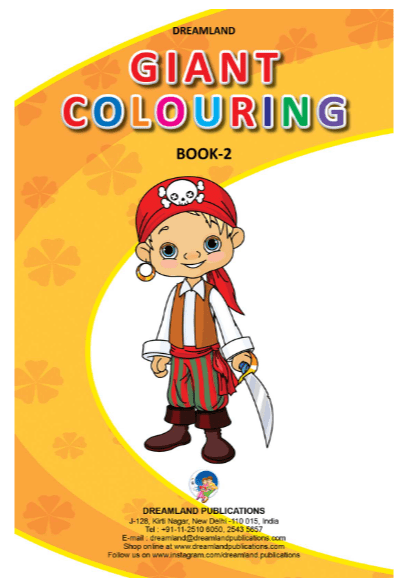 Dreamland Giant Colouring Book 2 91254 - Colorland Toys