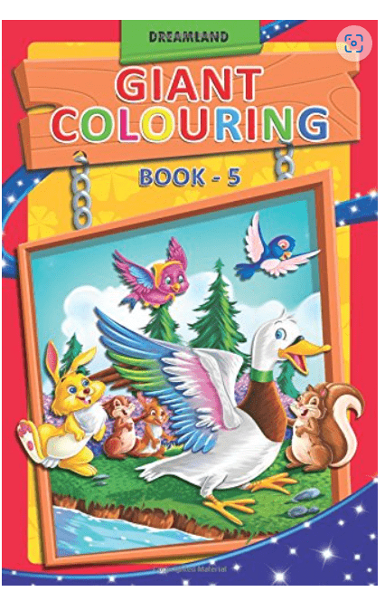 Dreamland Giant Colouring Book 5 91285 - Colorland Toys