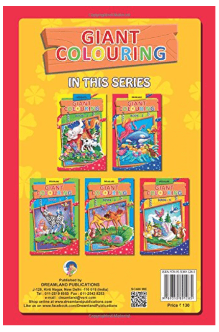 Dreamland Giant Colouring Book 5 91285 - Colorland Toys