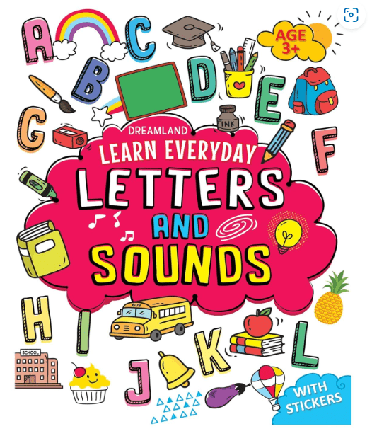 Dreamland Learn Everyday Letters and Sounds Activity Book 71476 - Colorland Toys