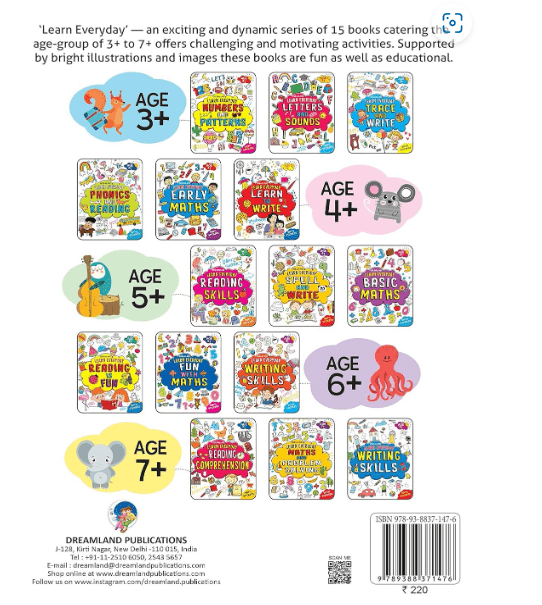 Dreamland Learn Everyday Letters and Sounds Activity Book 71476 - Colorland Toys