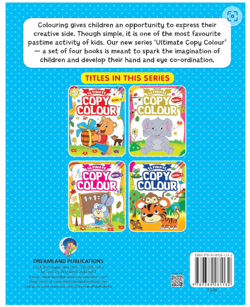 Dreamland Ultimate Copy Colouring Book 1 81132 - Colorland Toys