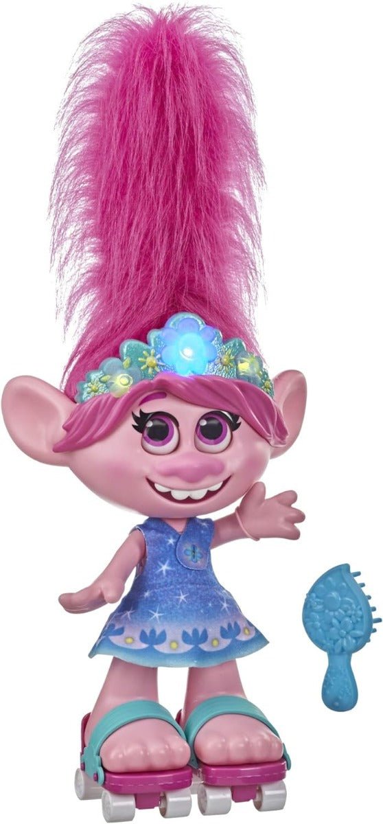DreamWorks Trolls World Tour Dancing Hair Poppy Doll E9459 - Colorland Toys