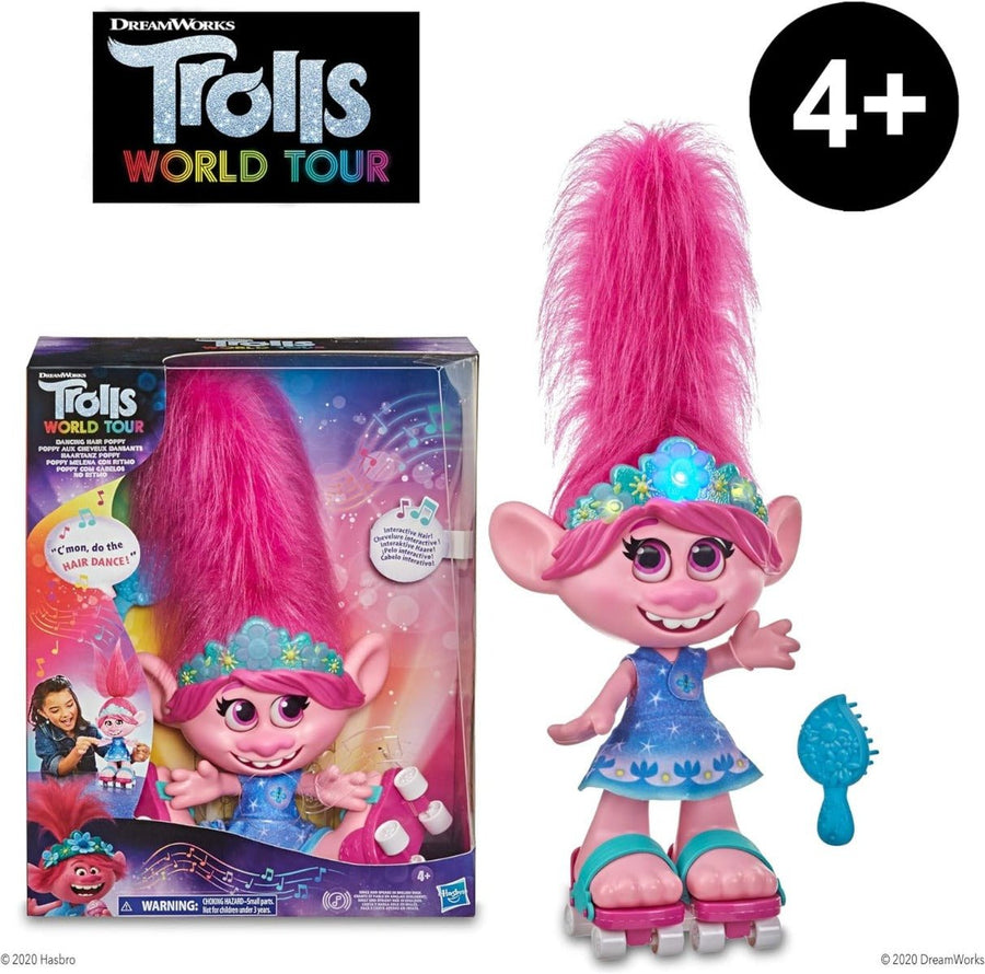 DreamWorks Trolls World Tour Dancing Hair Poppy Doll E9459 — image 1