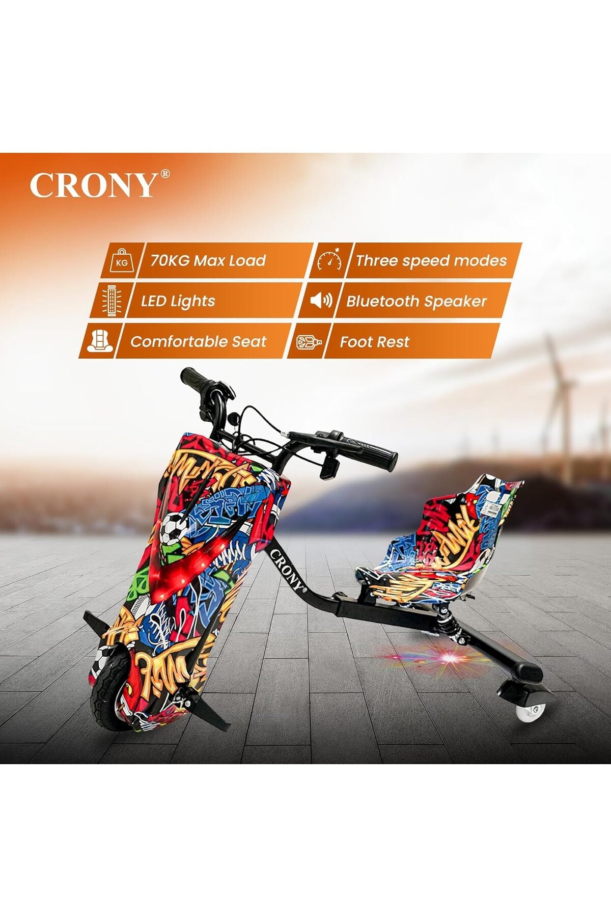 Drift Scooter 36V Small Mix JL009/JL009-8-01 - Colorland Toys