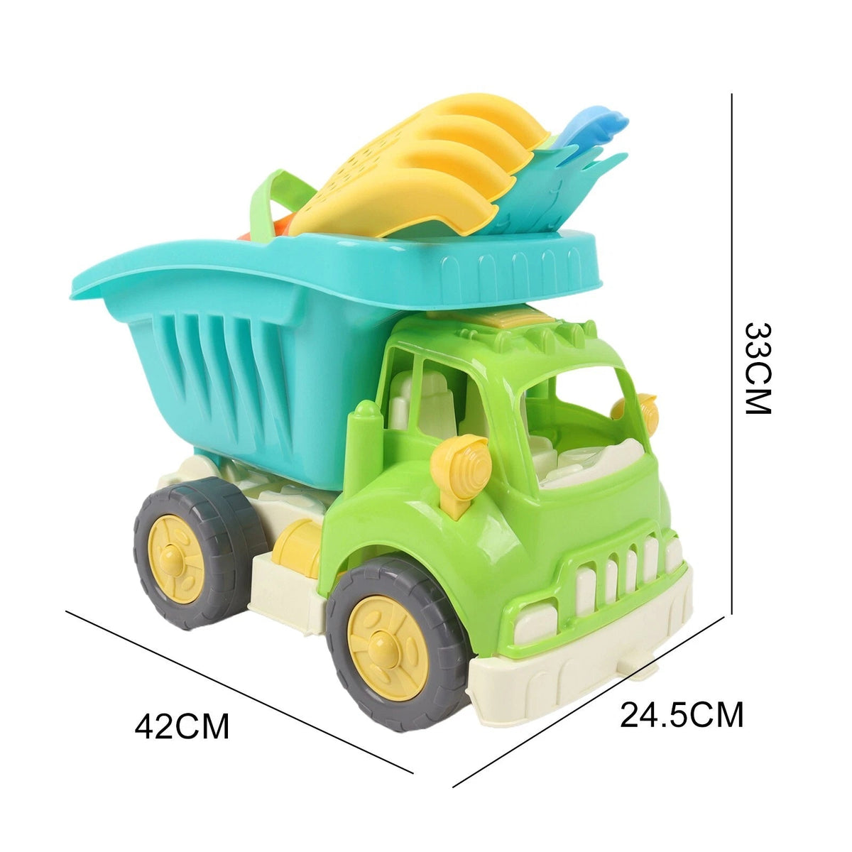 Dump Truck Beach Set 8pcs — image 2