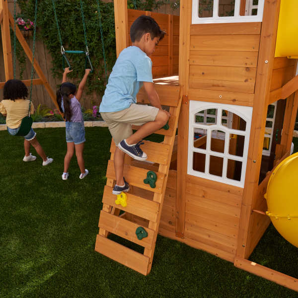Kidkraft Castlewood Wooden Swing Set / Playset