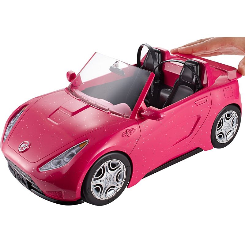 Barbie Glam Convertible Sports Car Pink DVX59 - Colorland Toys