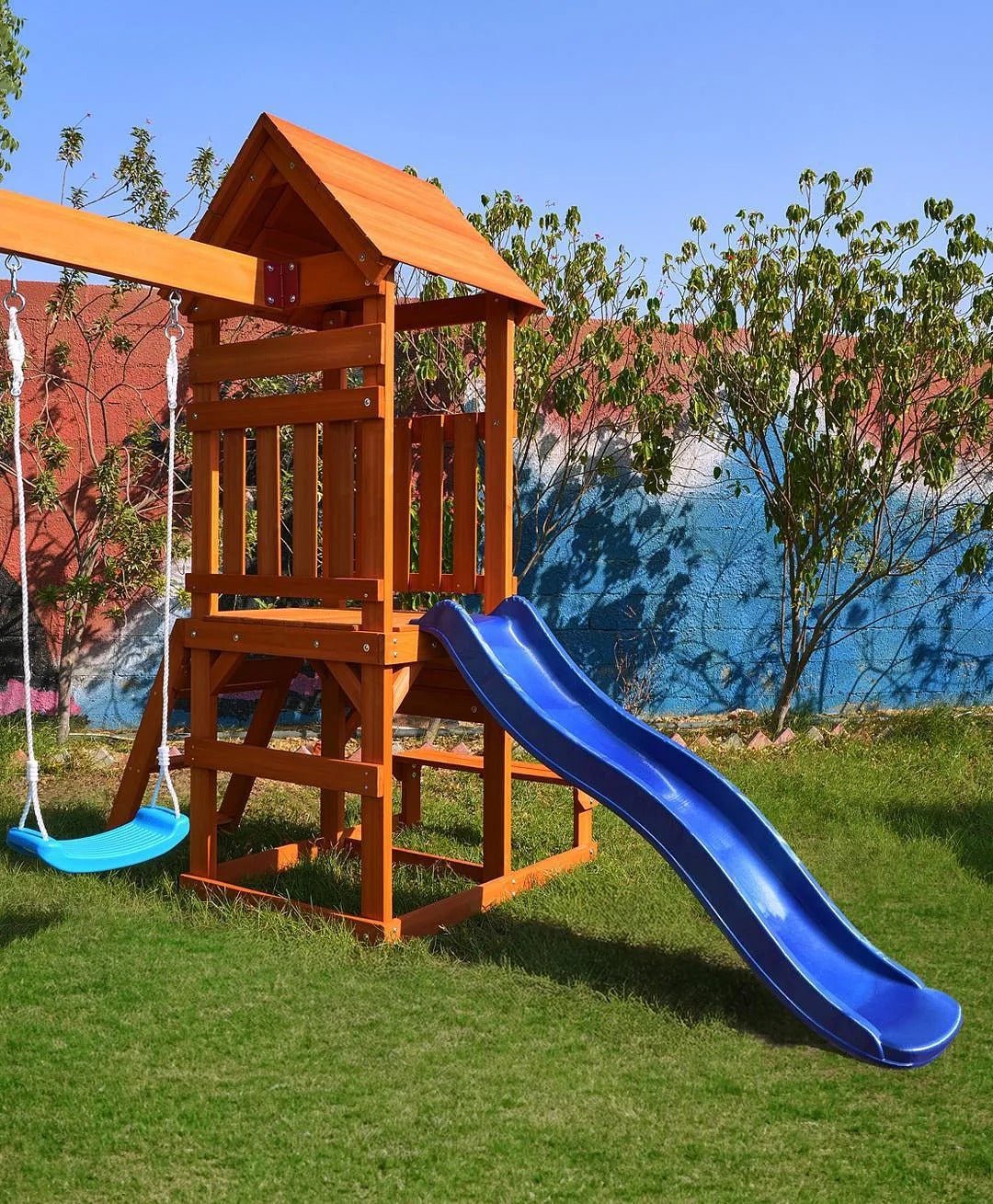 DYNAMIC SPORTS ARABIAN HYRAX WOODEN SWING SET - Colorland Toys
