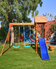 DYNAMIC SPORTS ARABIAN HYRAX WOODEN SWING SET - Colorland Toys