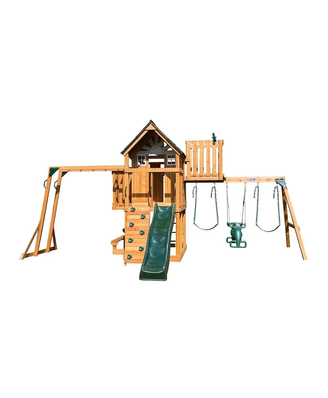 DYNAMIC SPORTS ARABIAN LEOPARD WOODEN SWING SET - Colorland Toys