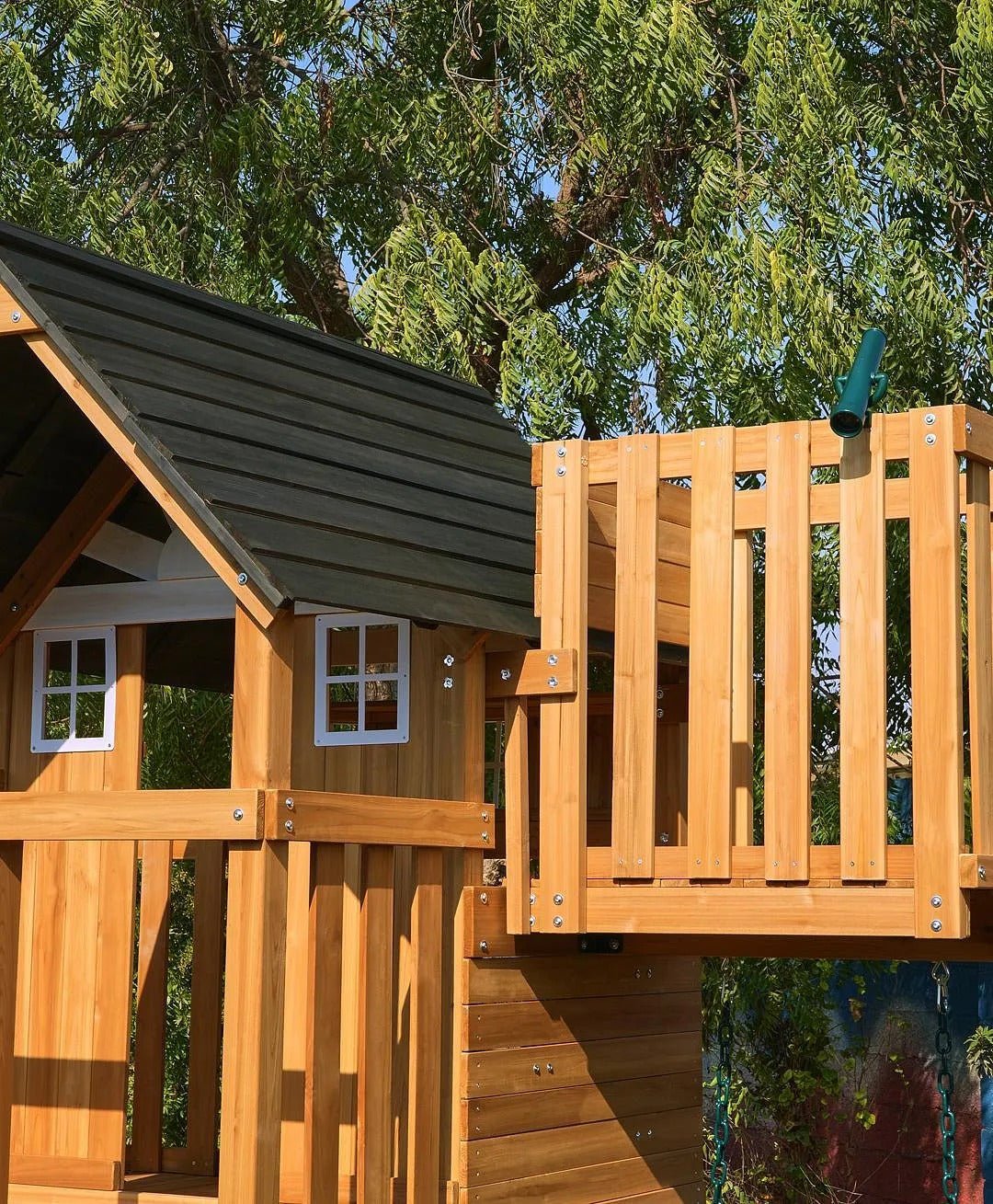 DYNAMIC SPORTS ARABIAN LEOPARD WOODEN SWING SET - Colorland Toys