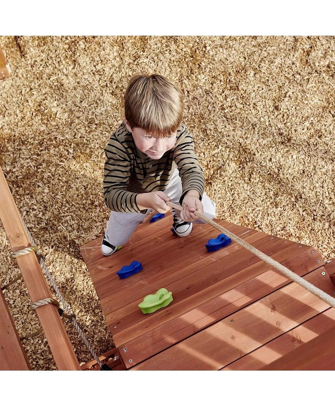 DYNAMIC SPORTS ARABIAN ORYX EXTREME WOODEN SWING SET - Colorland Toys