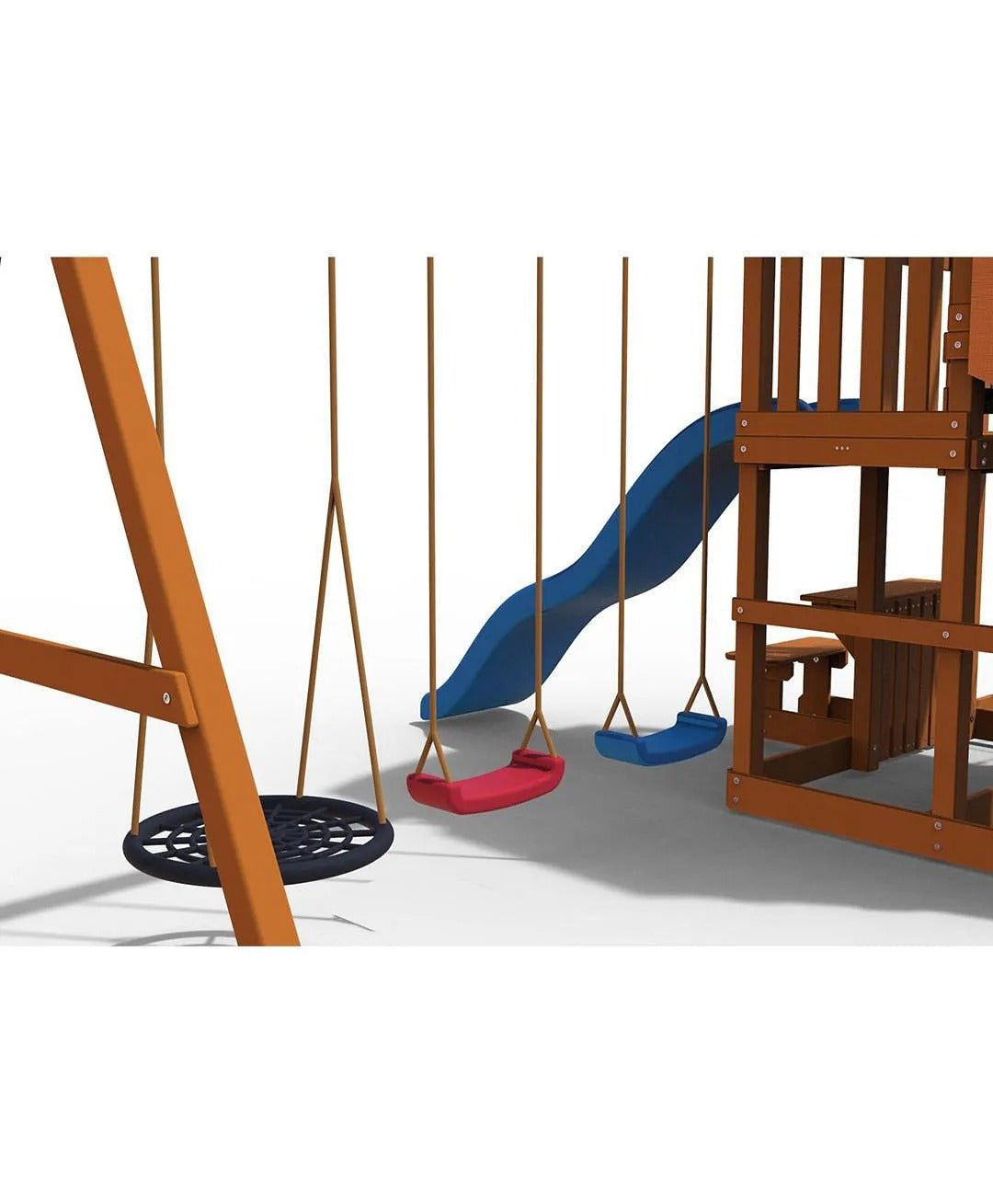 DYNAMIC SPORTS ARABIAN ORYX EXTREME WOODEN SWING SET - Colorland Toys