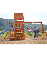 DYNAMIC SPORTS ARABIAN PRONGHORN WOODEN SWING SET - Colorland Toys