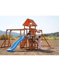 DYNAMIC SPORTS ARABIAN PRONGHORN WOODEN SWING SET - Colorland Toys