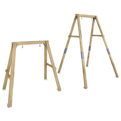 Dynamic Sports Growing Giraffe Wooden Swing Set - Colorland Toys