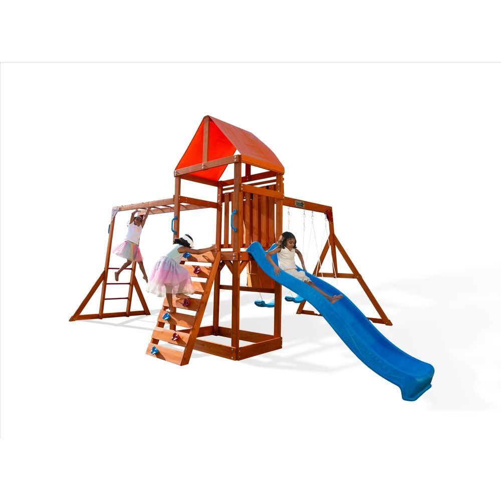 Dynamic Sports Olympia Wooden Swingset WP-745 - Colorland Toys