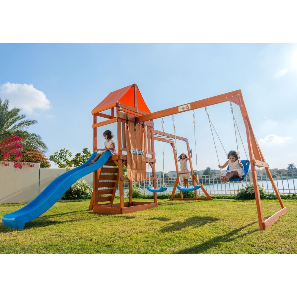 Dynamic Sports Olympia Wooden Swingset WP-745 - Colorland Toys