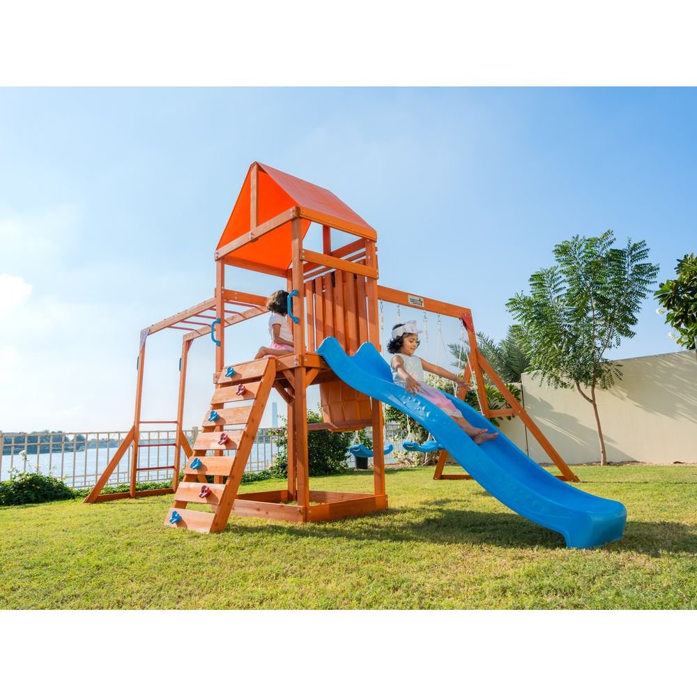 Dynamic Sports Olympia Wooden Swingset WP-745 - Colorland Toys