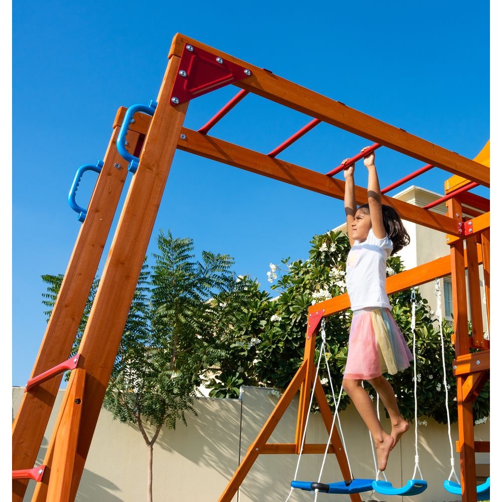 Dynamic Sports Olympia Wooden Swingset WP-745 - Colorland Toys