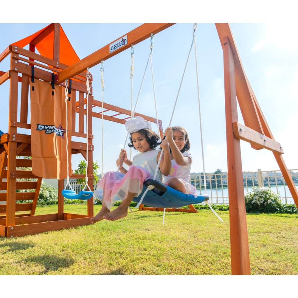 Dynamic Sports Olympia Wooden Swingset WP-745 - Colorland Toys