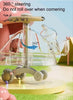 Premium Swing Car With Light & Music Beige MN072