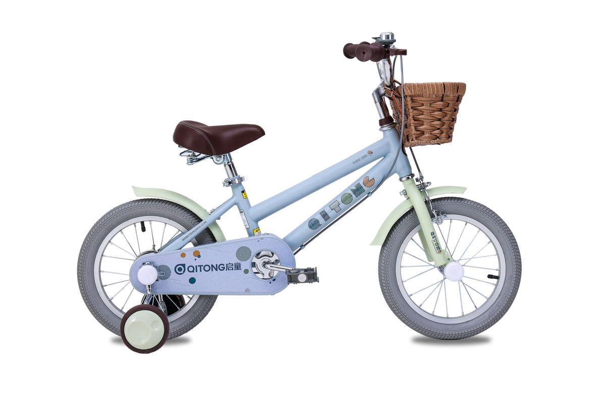 Qitong Bicycle With Basket 16 Inch Blue TN23A01 16IN - Colorland Toys