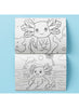 Axolotls and Friends Colouring Set with Lap Desk HBM00136 - Colorland Toys