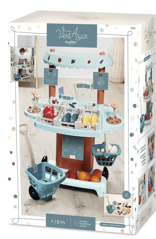 Ecoiffier Market Stall Playset 7600001690 - Colorland Toys