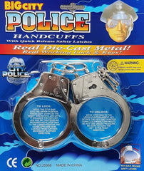 Edison Giocattoli Metal Sheriff Handcuffs 103022 - Colorland Toys