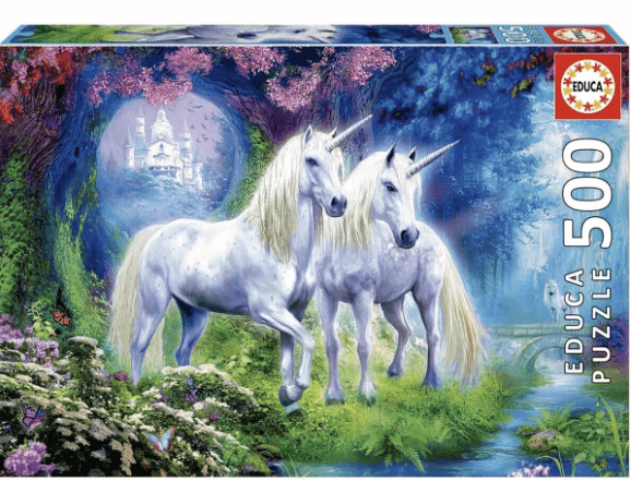 Educa 500 pc Unicorn in the Forest Puzzle 17648 — image 1