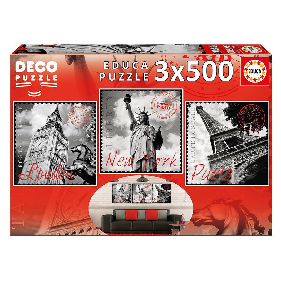 Educa Big Cities Deco Puzzle
