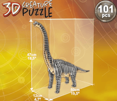 Educa Brachiosaurus 3D Creature Puzzle 19383 - Colorland Toys