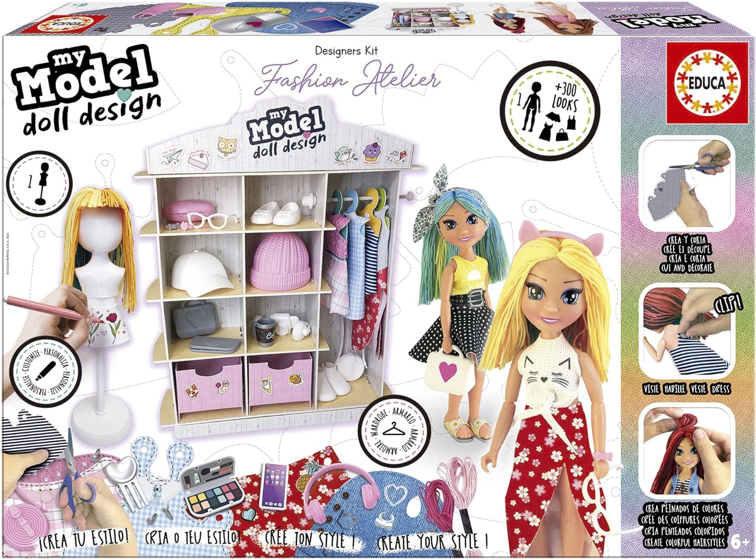 Educa My Model Doll Design Fashion Atelier 19350 - Colorland Toys