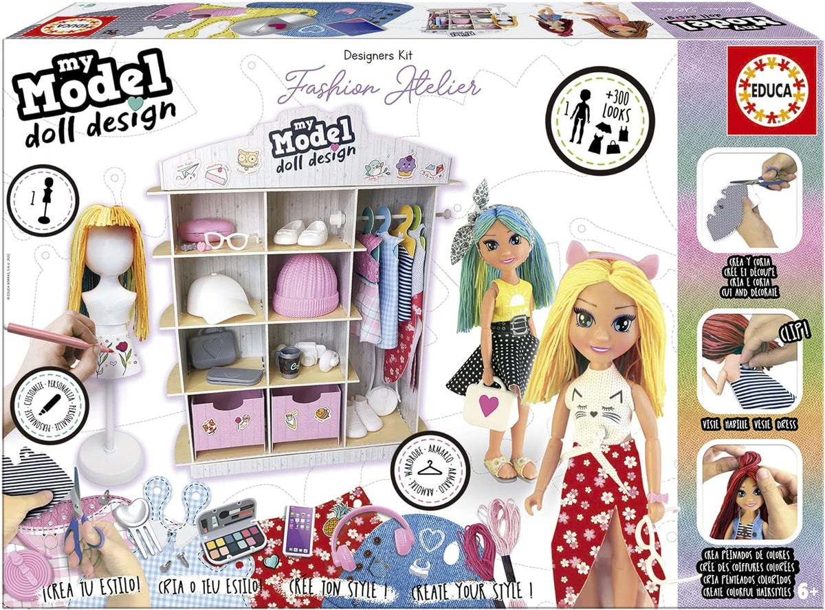 Educa My Model Doll Design Fashion Atelier 19350 - Colorland Toys