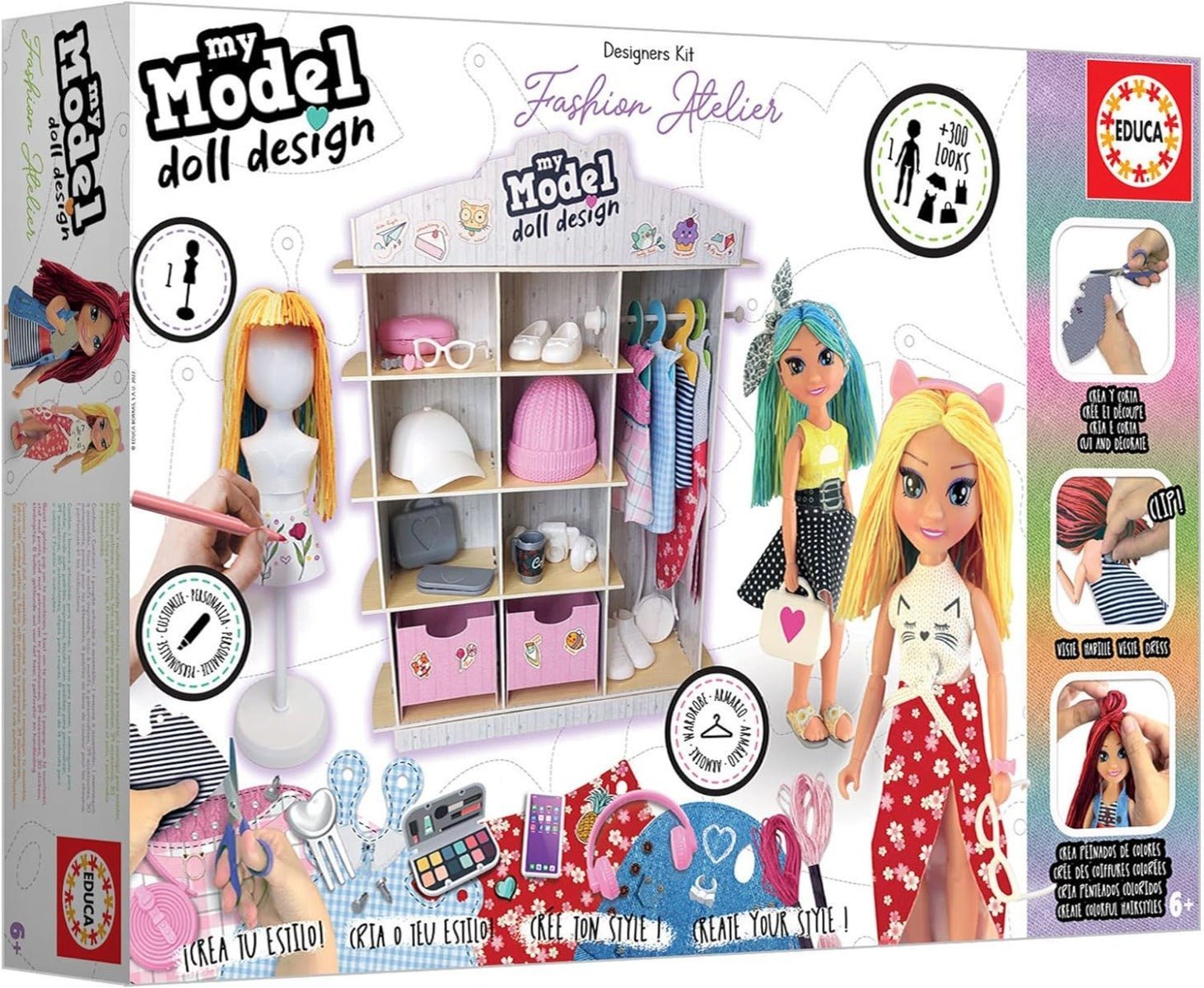 Educa My Model Doll Design Fashion Atelier 19350 - Colorland Toys