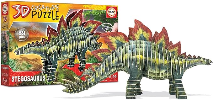 Educa Stegosaurus 3D Creature Puzzle 19184 - Colorland Toys