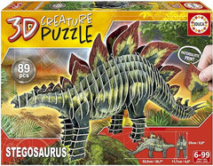 Educa Stegosaurus 3D Creature Puzzle 19184 - Colorland Toys