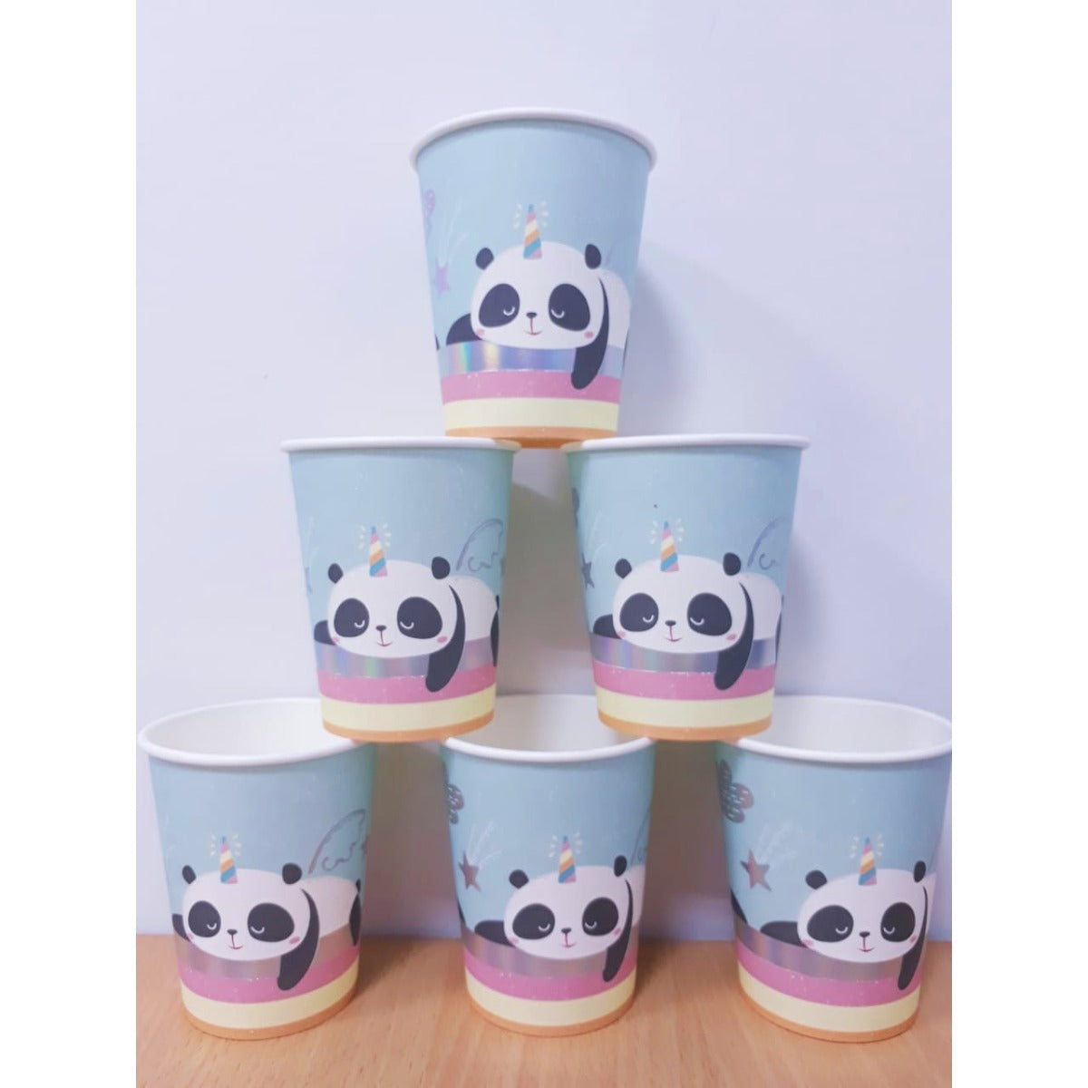 Panda Paper Cups 6 Pcs - Colorland Toys
