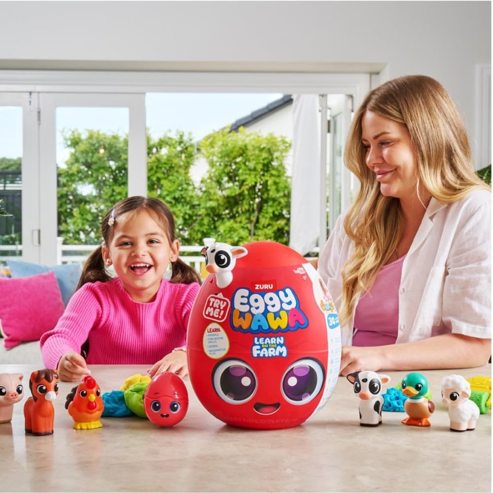 Eggywawa Farm Animals Surprise Egg 15102 - Colorland Toys